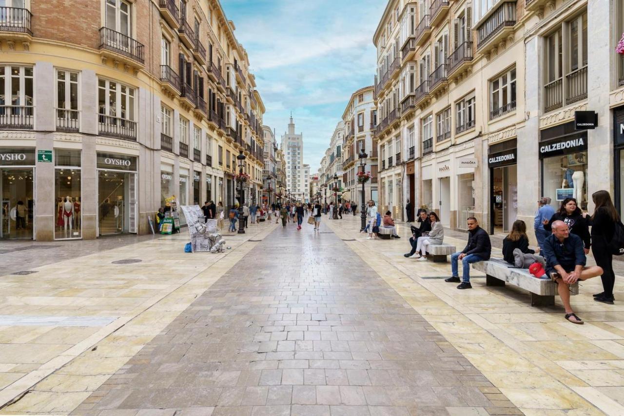 Apartamento Moderno Calle Larios Málaga Eksteriør billede